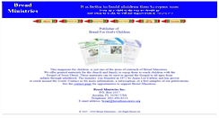 Desktop Screenshot of breadministries.org